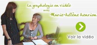 vidéo de Marie Hélène Henrion Graphologue